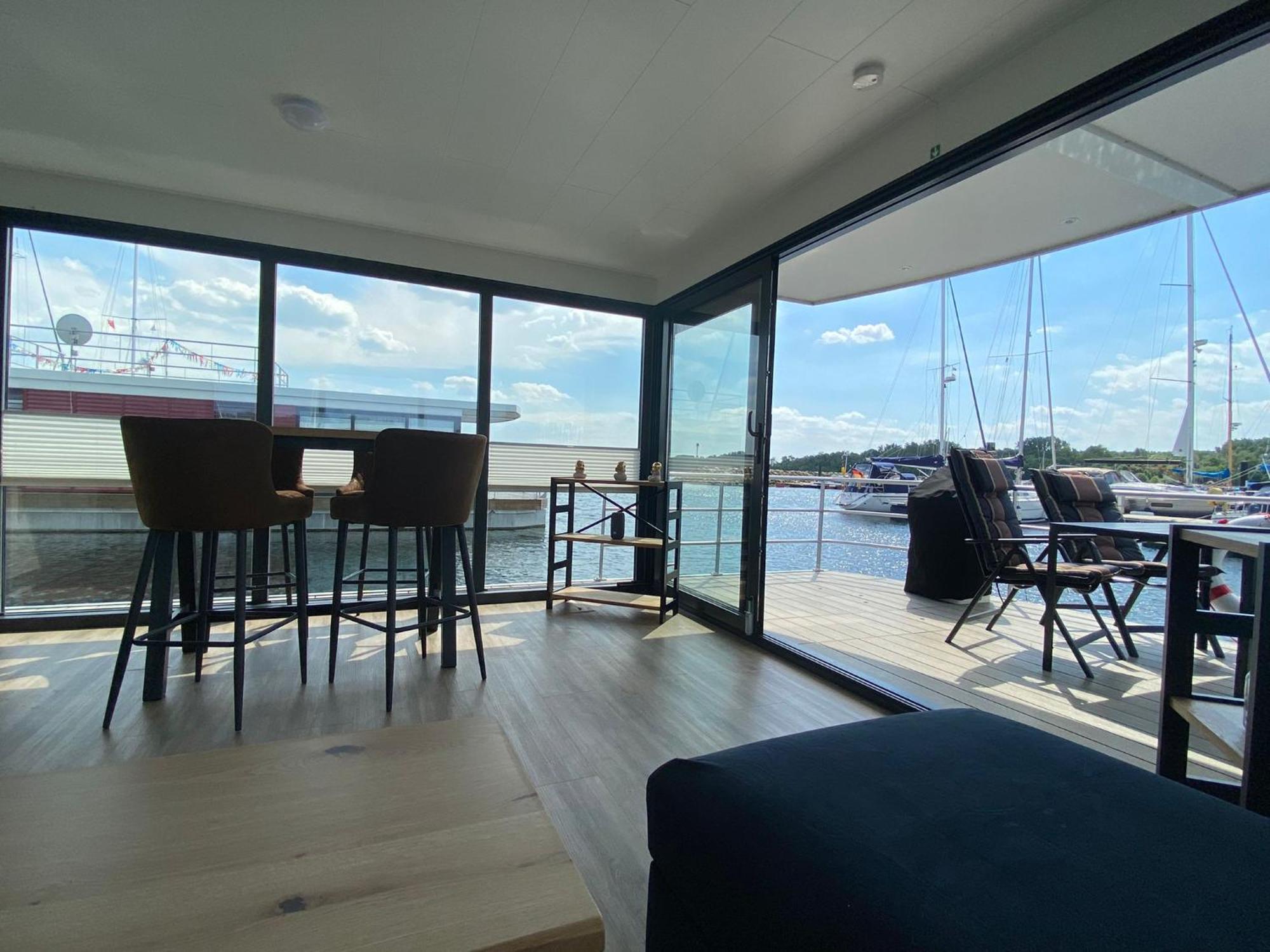 Urlaub Auf Dem Wasser Mit Einmaligen Ausblick - Well Hausboote Boltenhagen 10 Eksteriør bilde